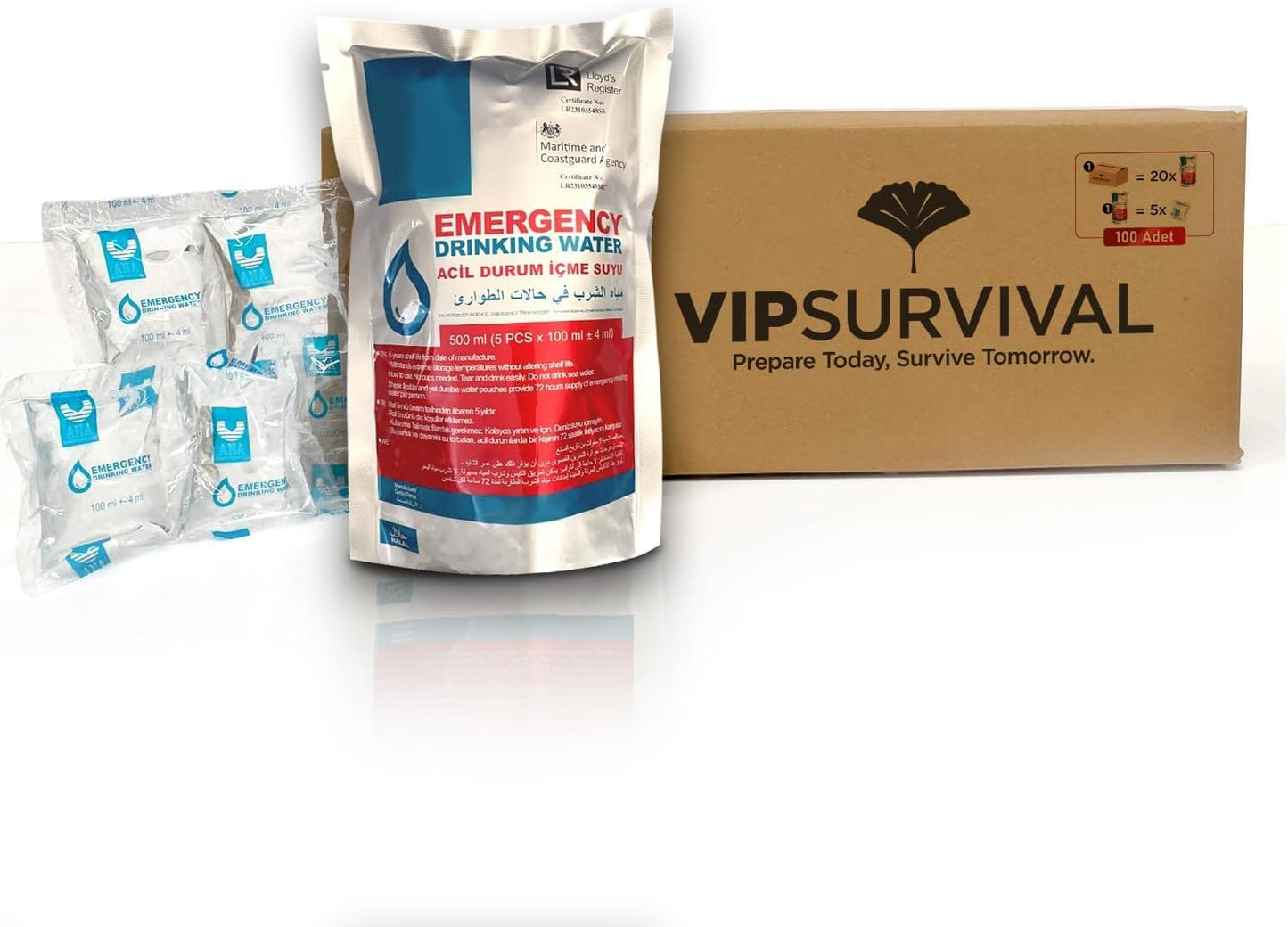 ACİL DURUM SUYU (20 Paket)