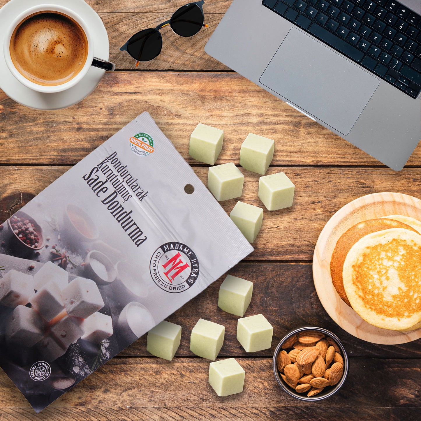 %100 Doğal & Katkısız Sade Dondurma