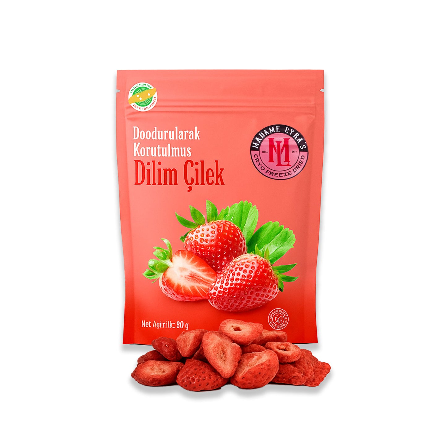 %100 Doğal & Katkısız Gıda Paketi ( Ananas-Çilek-Elma )