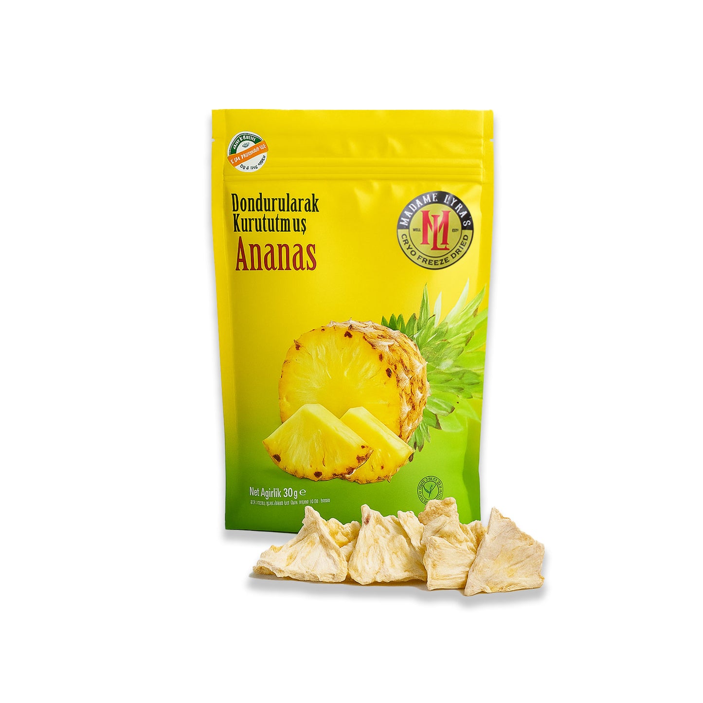 %100 Doğal & Katkısız Gıda Paketi (Ananas-Çilek- Mango)