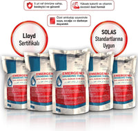 5 Yıl Raf Ömrü ile Acil Durum,Afet Ve Deprem Suyu, Hayat Kurtaran Acil Durum Su Paketi (1 KOLİ) (5 Paket x 500 ml.)