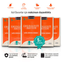 5 Yıl Raf Ömrü ile Acil Durum Gıdası Hayat Kurtaran Beslenme (25 Paket x 500 gr.)