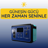 Acil Durumlar İçin Solar Jeneratör 100W Güneş Paneli ile Kesintisiz Enerji