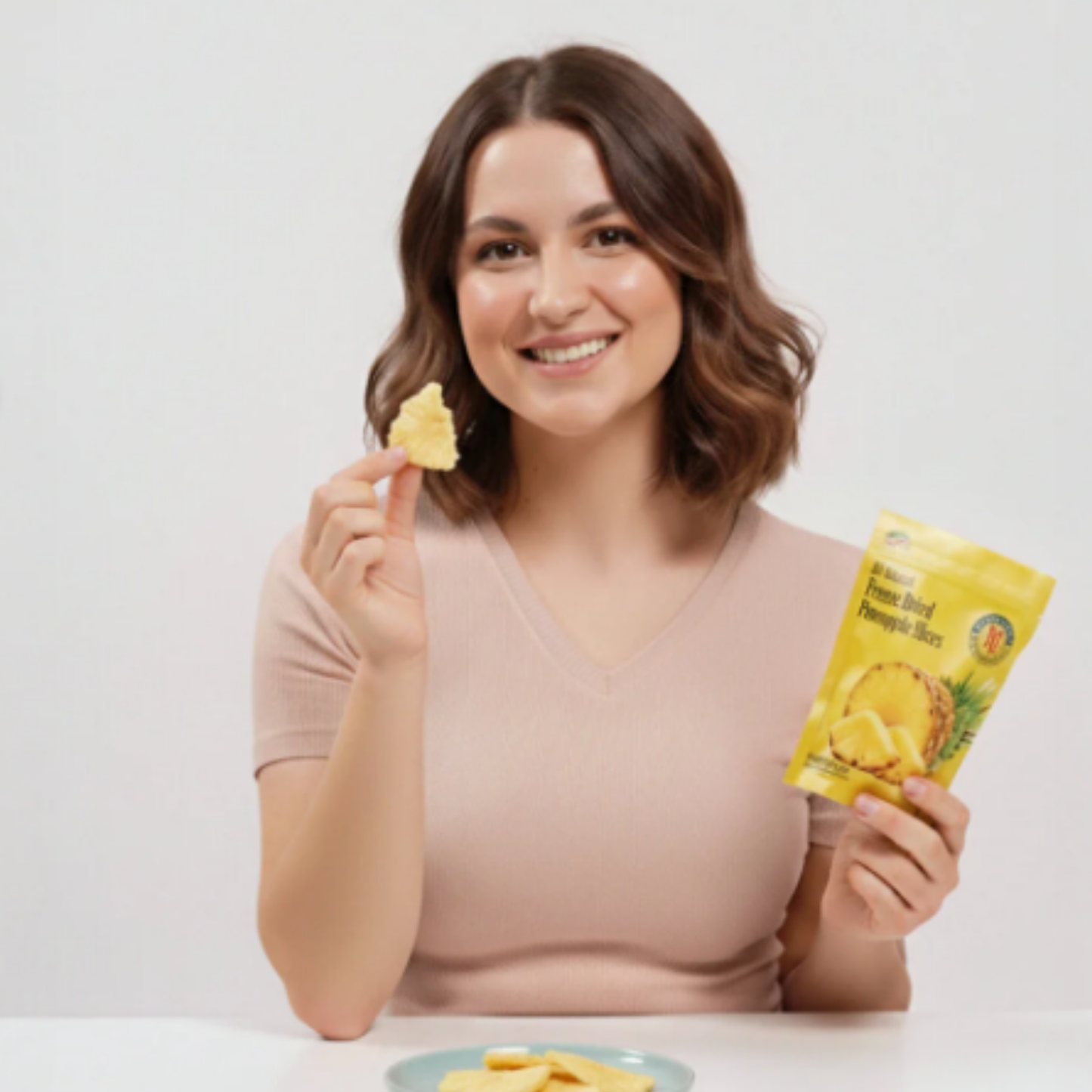 DİLİMLİ ANANAS-Doğal, Katkısız (Freeze-Dried)