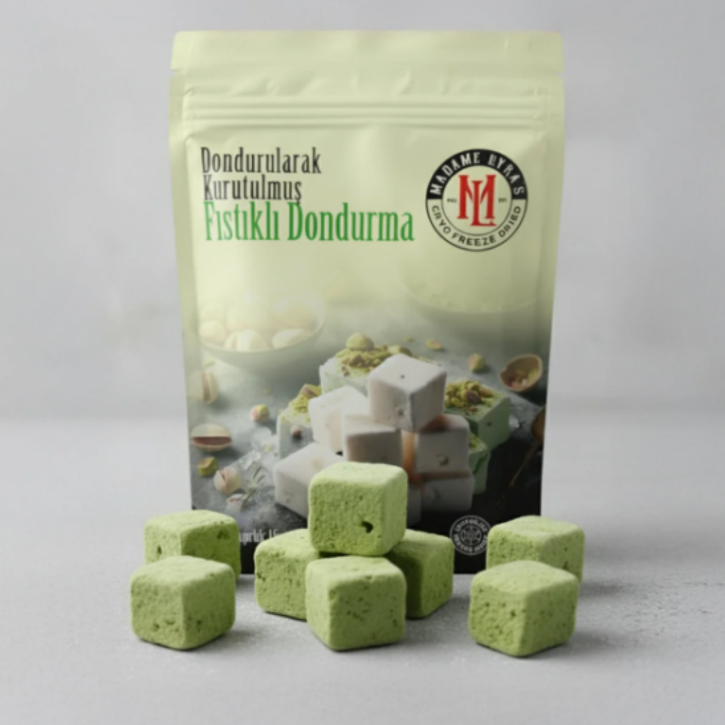 Freeze dried dondurma - dondurularak kurutulmuş gerçek dondurma tadı soğutucu gerekmez