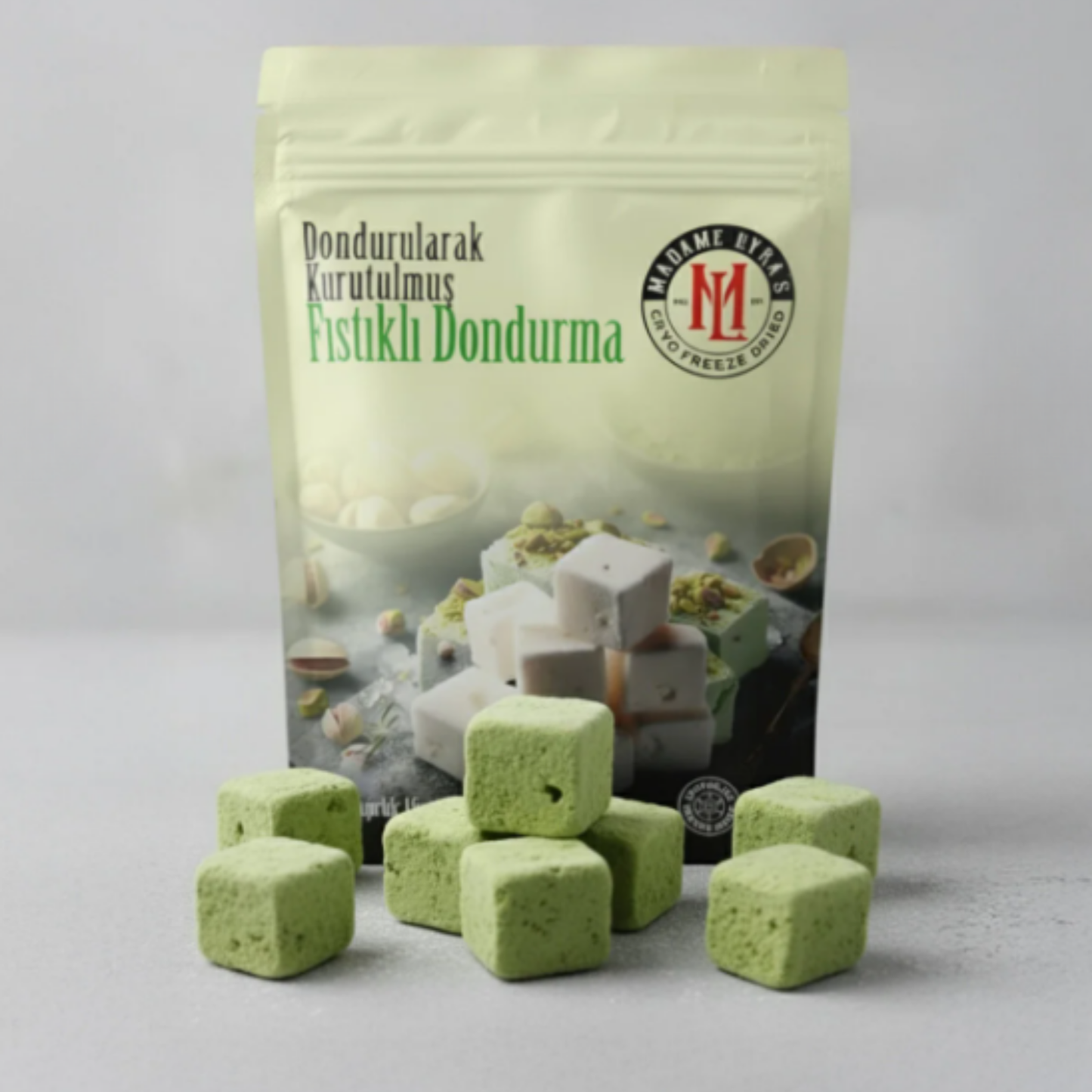 Freeze dried dondurma - dondurularak kurutulmuş gerçek dondurma tadı soğutucu gerekmez